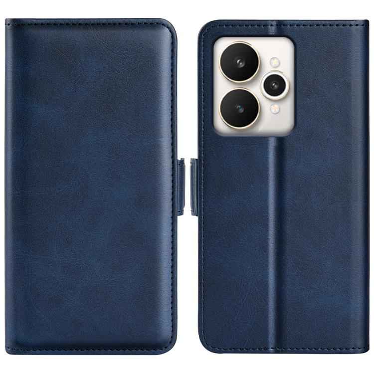 Dual-side Magnetic Buckle Horizontal Flip Leather Phone Case, For Realme C65 4G, For Realme 15 5G / 15 Pro 5G, For Realme Narzo N53 / C53