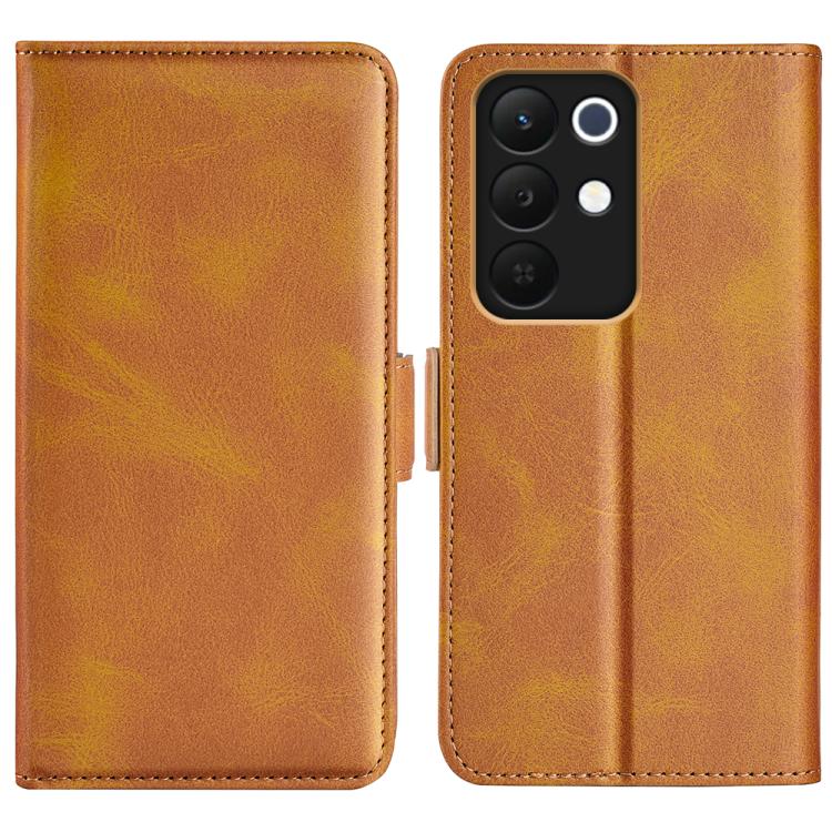 Dual-side Magnetic Buckle Horizontal Flip Leather Phone Case, For Realme 12 Pro+, For Realme C67 5G, For Realme 11X, For Realme C65 4G, For Realme C85 5G / 15x 5G, For Realme 15 5G / 15 Pro 5G, For Realme Narzo N53 / C53