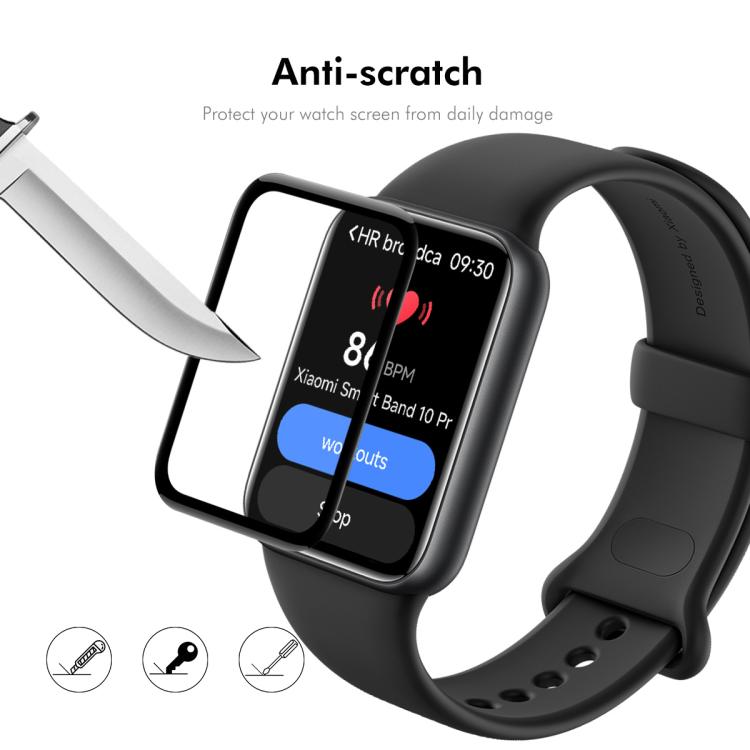1pcs ENKAY ENKAY 3D Full Coverage Soft PC Edge PMMA HD Screen Film, For Xiaomi Smart Band 10 Pro, For Redmi Watch 6, For Xiaomi Watch S4 41mm, For Redmi Watch Move, For Xiaomi Smart Band 10, For Redmi Band 3, For Xiaomi Smart Band 9 Active             ...