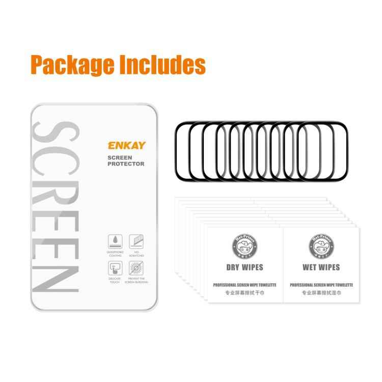 10pcs ENKAY ENKAY 3D Full Coverage Soft PC Edge PMMA HD Screen Film, For Redmi Watch 6, For Xiaomi Watch S4 41mm, For Redmi Watch Move, For Xiaomi Smart Band 10, For Redmi Band 3, For Xiaomi Smart Band 9 Active, For Xiaomi Watch S4                     ...