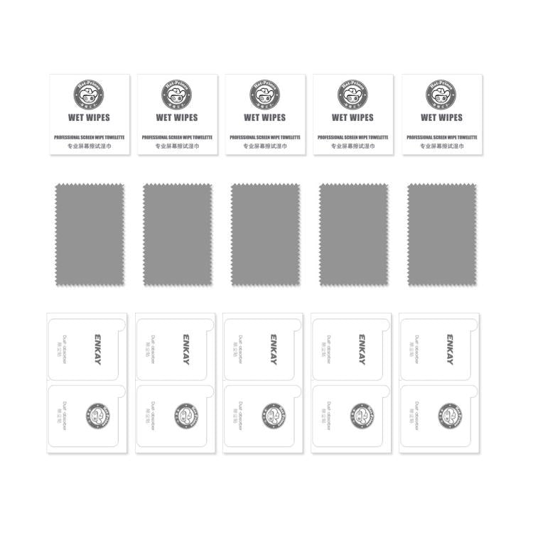 5pcs ENKAY Hat-Prince Hot Bending Full Coverage Side Glue Tempered Glass Film