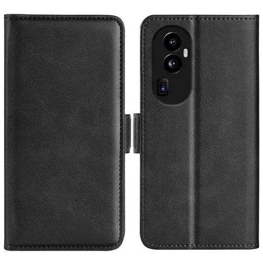 Dual-side Magnetic Buckle Horizontal Flip Leather Phone Case