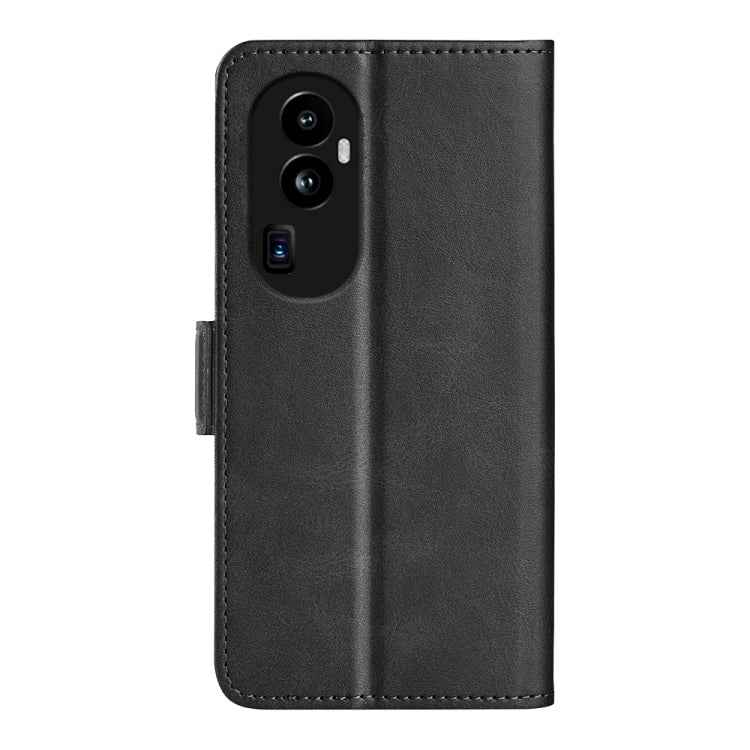 Dual-side Magnetic Buckle Horizontal Flip Leather Phone Case