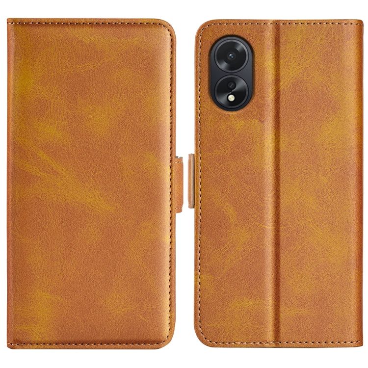 Dual-side Magnetic Buckle Horizontal Flip Leather Phone Case, For OPPO K12, For OPPO A3 Pro 5G China, For OPPO Reno11 F 5G, For OPPO Reno11 5G Global, For OPPO A38, For OPPO Reno10 Pro+, For OPPO A6x 4G / 5G, For OPPO A6 Pro 5G Global / F31 5G         ...