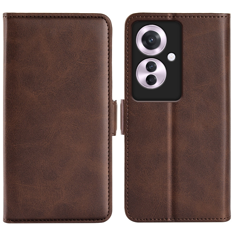 Dual-side Magnetic Buckle Horizontal Flip Leather Phone Case, For OPPO K12, For OPPO A3 Pro 5G China, For OPPO Reno11 F 5G, For OPPO Reno11 5G Global, For OPPO A38, For OPPO Reno10 Pro+, For OPPO A6x 4G / 5G, For OPPO A6 Pro 5G Global / F31 5G         ...