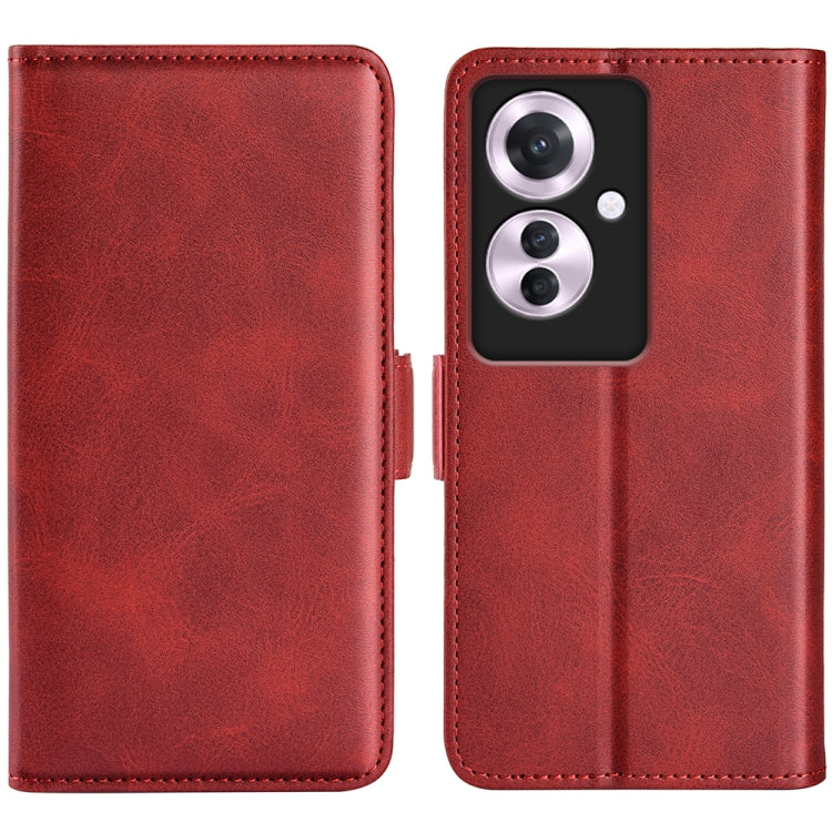 Dual-side Magnetic Buckle Horizontal Flip Leather Phone Case, For OPPO K12, For OPPO A3 Pro 5G China, For OPPO Reno11 F 5G, For OPPO Reno11 5G Global, For OPPO A38, For OPPO Reno10 Pro+, For OPPO A6x 4G / 5G, For OPPO A6 Pro 5G Global / F31 5G         ...