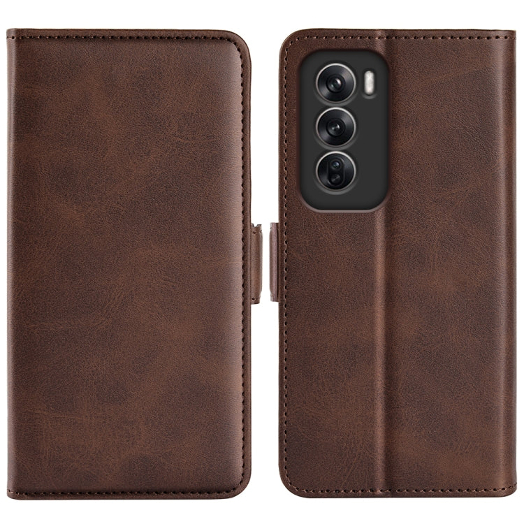 Dual-side Magnetic Buckle Horizontal Flip Leather Phone Case, For OPPO Reno13 5G, For OPPO Reno13 F, For OPPO A3 Pro Global, For OPPO Reno12 Pro 5G Global, For OPPO Reno12 5G Global, For OPPO K12, For OPPO A3 Pro 5G China, For OPPO Reno11 F 5G         ...