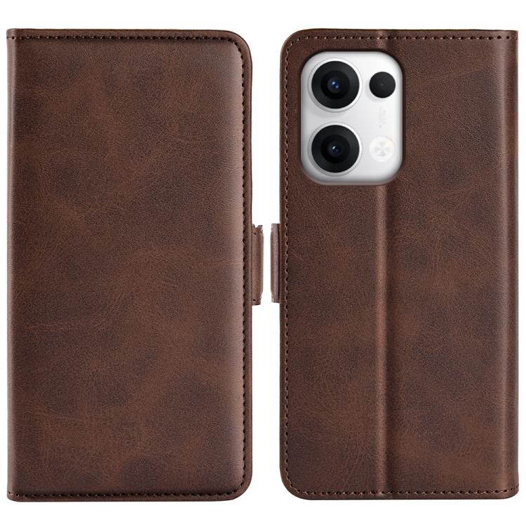 Dual-side Magnetic Buckle Horizontal Flip Leather Phone Case, For OPPO Reno13 5G, For OPPO Reno13 F, For OPPO A3 Pro Global, For OPPO Reno12 Pro 5G Global, For OPPO Reno12 5G Global, For OPPO K12, For OPPO A3 Pro 5G China, For OPPO Reno11 F 5G         ...