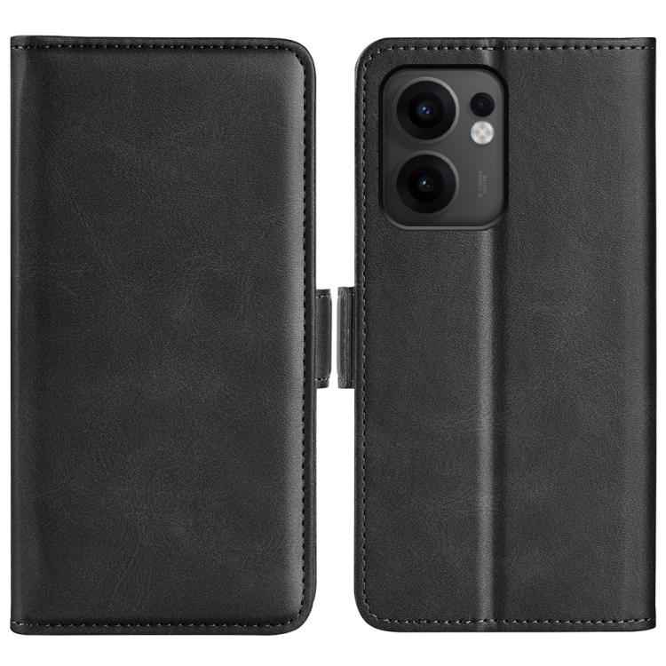 Dual-side Magnetic Buckle Horizontal Flip Leather Phone Case