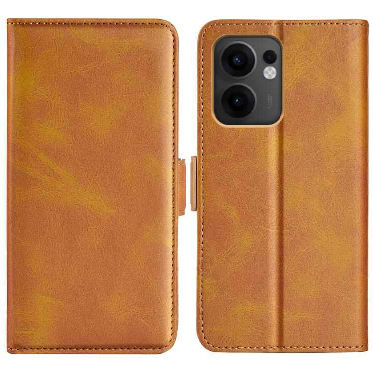 Dual-side Magnetic Buckle Horizontal Flip Leather Phone Case