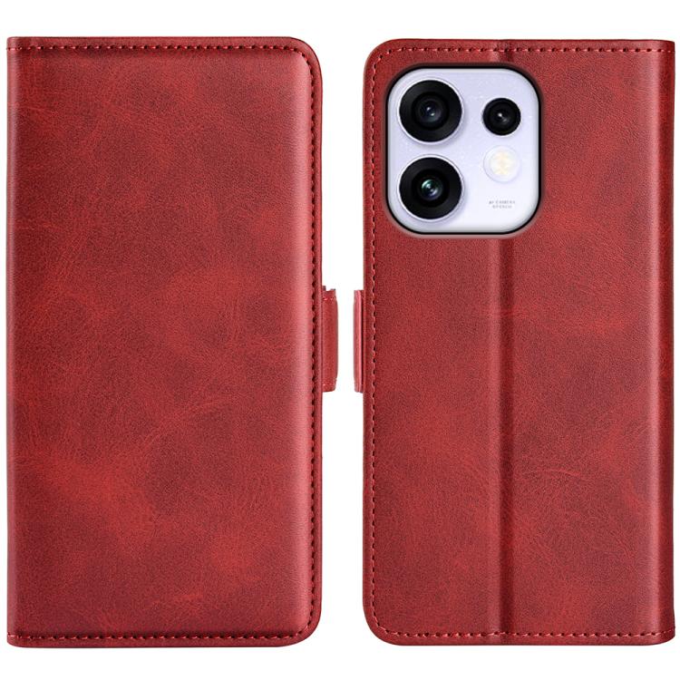 Dual-side Magnetic Buckle Horizontal Flip Leather Phone Case, For OPPO Reno16 5G /16 Pro 5G Global, For OPPO A6x 4G / 5G, For OPPO A6 Pro 5G Global / F31 5G, For OPPO Reno13 F
