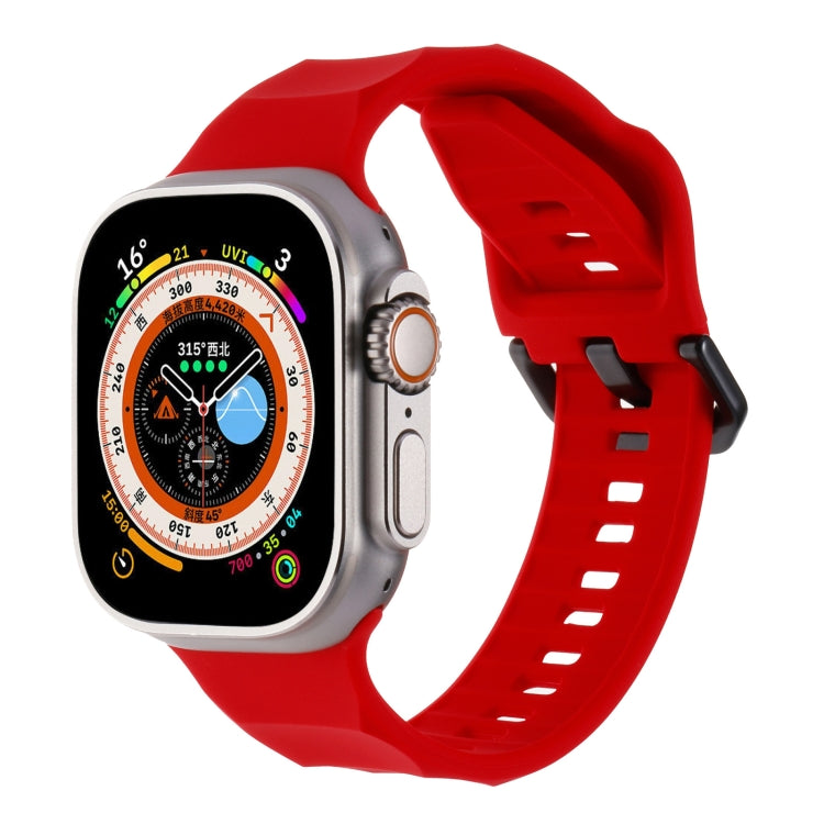 Ripple Silicone Sports Watch Band, For Apple Watch Ultra 49mm, For Apple Watch 8 45mm, For Apple Watch SE 2022 44mm