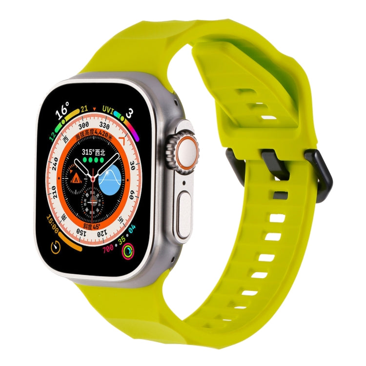 Ripple Silicone Sports Watch Band, For Apple Watch Ultra 49mm, For Apple Watch 8 45mm, For Apple Watch SE 2022 44mm