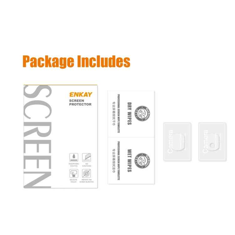 ENKAY Hat-Prince 9H Rear Camera Lens Tempered Glass Film