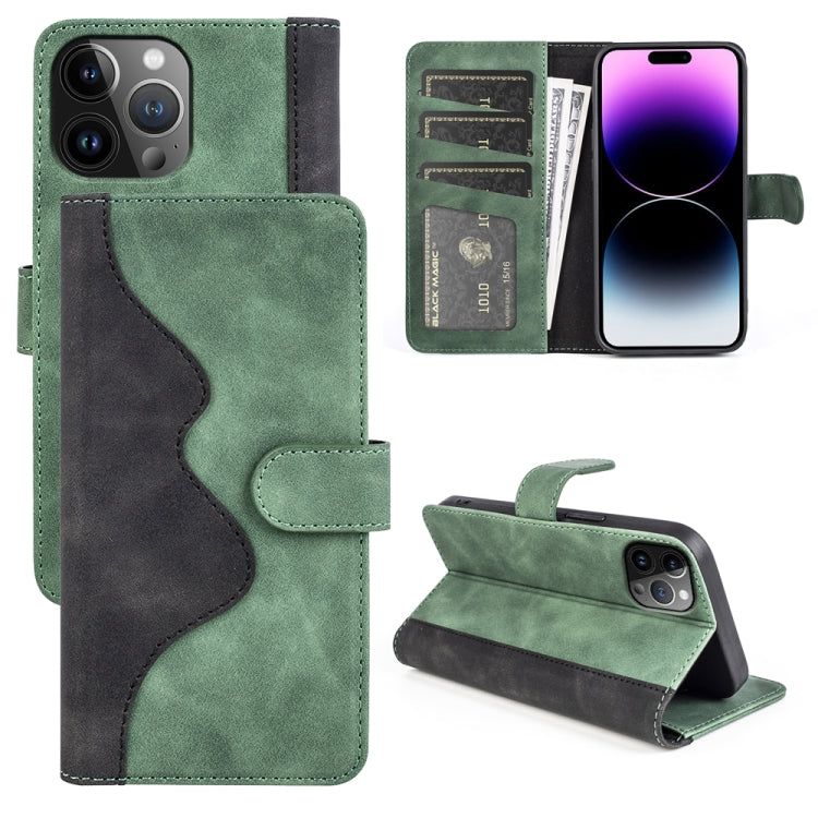Stitching Horizontal Flip Leather Phone Case, For iPhone 16 Pro, For iPhone 16 Plus, For iPhone 16, For iPhone 15 Pro Max, For iPhone 15 Pro, For iPhone 15 Plus, For iPhone 15