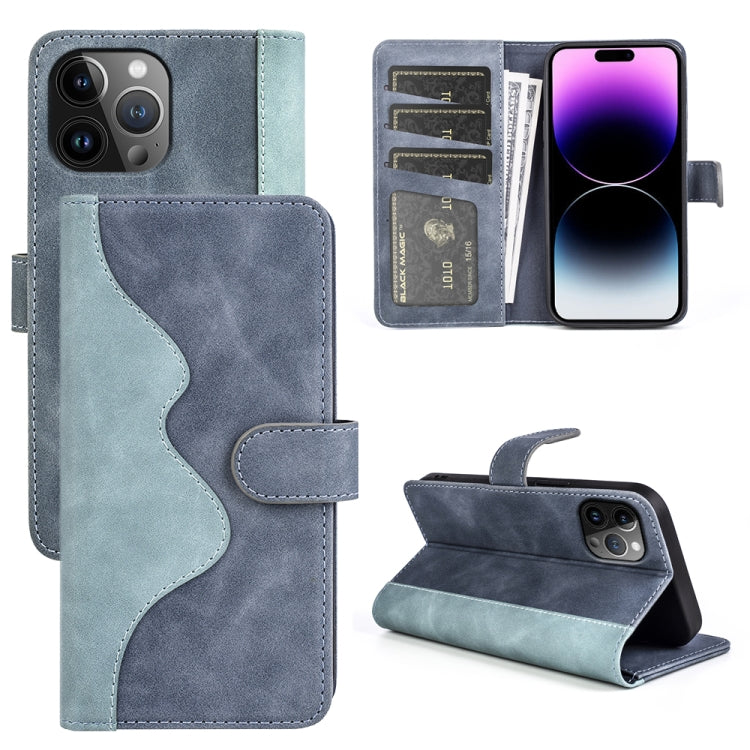 Stitching Horizontal Flip Leather Phone Case, For iPhone 16 Pro, For iPhone 16 Plus, For iPhone 16, For iPhone 15 Pro Max, For iPhone 15 Pro, For iPhone 15 Plus, For iPhone 15