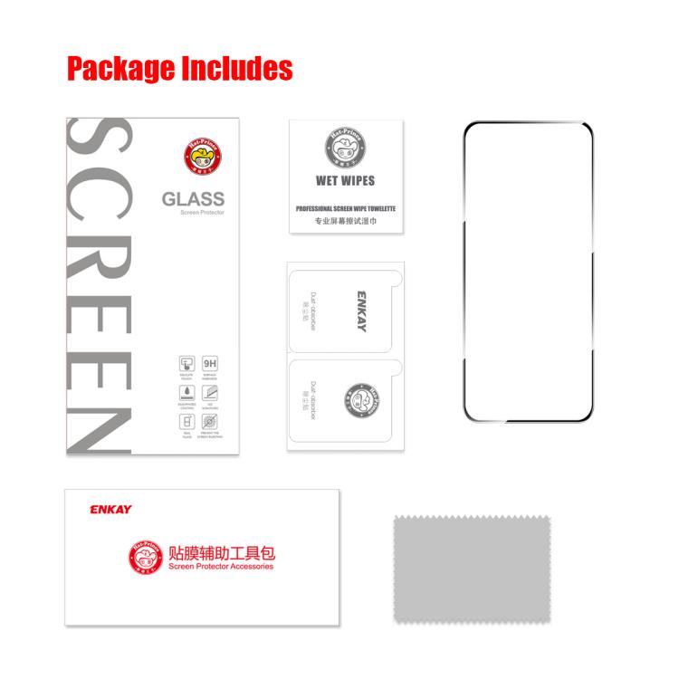 ENKAY Hat-Prince Full Glue High Aluminum-silicon Tempered Glass Film, For Xiaomi Poco M8 Power 5G, For Redmi K100 Pro Max / Poco F9 Ultra 5G, For Xiaomi Poco F9 Pro 5G, For Redmi 17 4G / 5G Global 170mm, For Redmi Note 17 4G Global 171mm               ...