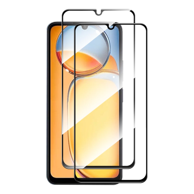 2pcs ENKAY Hat-Prince Full Glue High Aluminum-silicon Tempered Glass Film, For Redmi Note 15 Pro 5G Global 163.6mm, For Redmi 15C Global 171.5mm / Poco C85, For Redmi 15C 5G / 4G EU 173mm, For Redmi 13X, For Redmi Note 14S 4G, For Redmi Turbo 4        ...