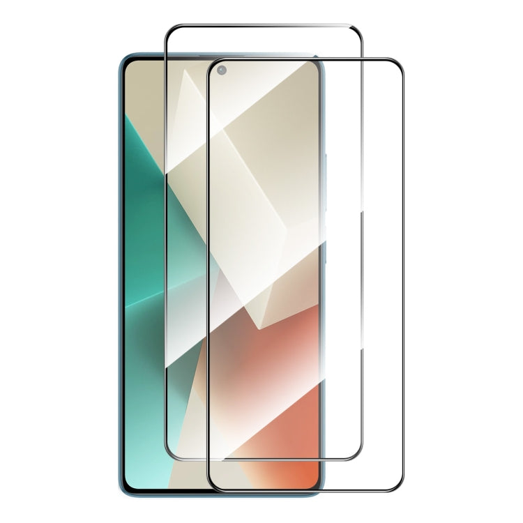 2pcs ENKAY Hat-Prince Full Glue High Aluminum-silicon Tempered Glass Film, For Redmi Note 15 Pro 5G Global 163.6mm, For Redmi 15C Global 171.5mm / Poco C85, For Redmi 15C 5G / 4G EU 173mm, For Redmi 13X, For Redmi Note 14S 4G, For Redmi Turbo 4        ...