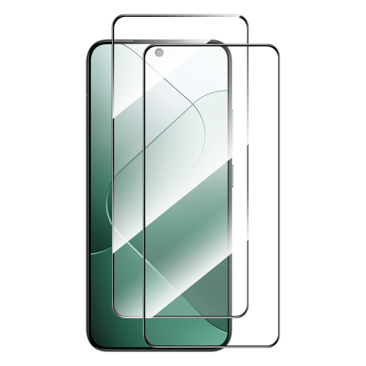 2pcs ENKAY Hat-Prince Full Glue High Aluminum-silicon Tempered Glass Film, For Redmi Note 15 Pro 5G Global 163.6mm, For Redmi 15C Global 171.5mm / Poco C85, For Redmi 15C 5G / 4G EU 173mm, For Redmi 13X, For Redmi Note 14S 4G, For Redmi Turbo 4        ...