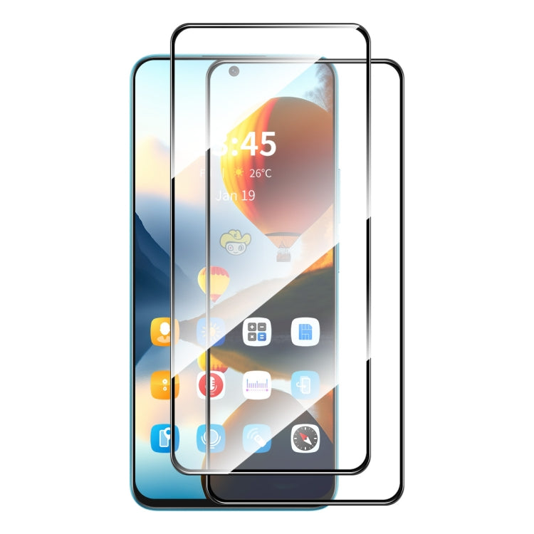 2pcs ENKAY Hat-Prince Full Glue High Aluminum-silicon Tempered Glass Film, For Redmi Note 15 Pro 5G Global 163.6mm, For Redmi 15C Global 171.5mm / Poco C85, For Redmi 15C 5G / 4G EU 173mm, For Redmi 13X, For Redmi Note 14S 4G, For Redmi Turbo 4        ...