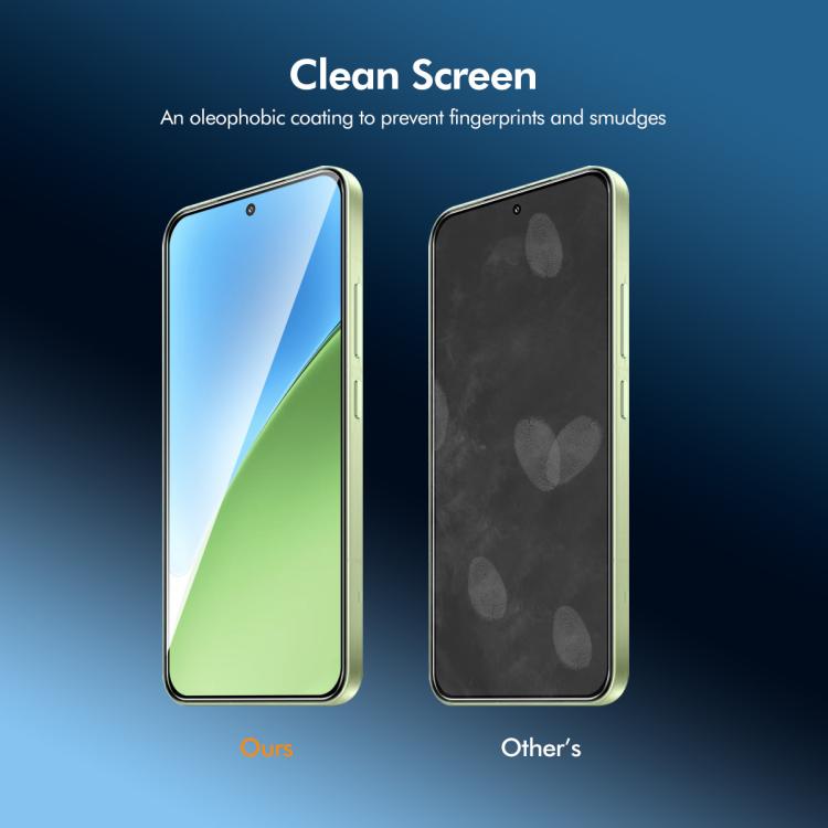 2pcs ENKAY Hat-Prince Full Glue High Aluminum-silicon Tempered Glass Film, For Xiaomi Poco M8 Power 5G, For Xiaomi Poco F9 Pro 5G, For Redmi Note 17 4G Global 171mm, For Redmi A7 4G 171.8mm, For Redmi 17C 4G, For Redmi Note 15 Pro 5G Global 163.6mm    ...