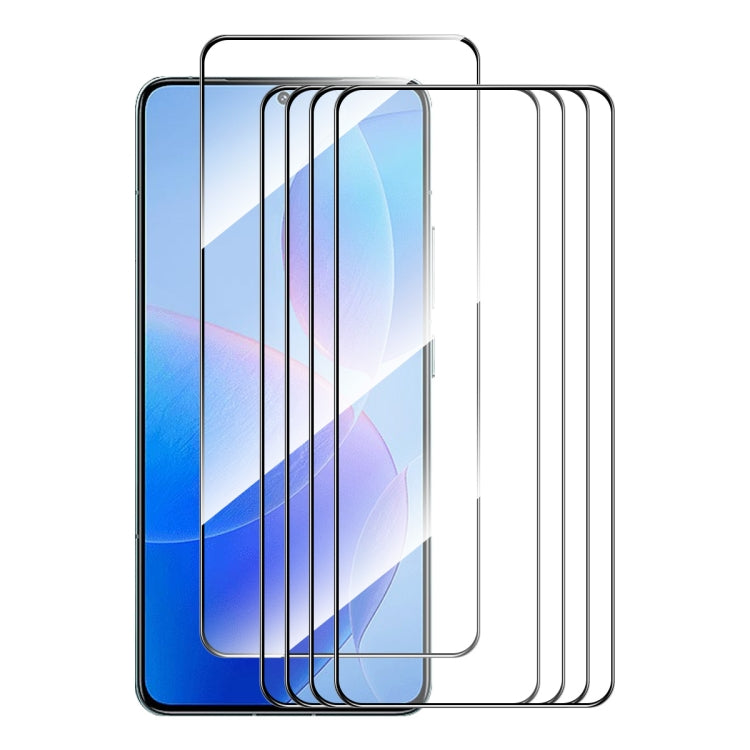 5pcs ENKAY Hat-Prince Full Glue High Aluminum-silicon Tempered Glass Film, For Redmi Note 15 Pro 5G Global 163.6mm, For Redmi 15C Global 171.5mm / Poco C85, For Redmi 15C 5G / 4G EU 173mm, For Redmi 13X, For Redmi Note 14S 4G, For Redmi Turbo 4        ...