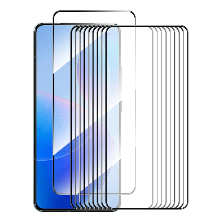 10pcs ENKAY Hat-Prince Full Glue High Aluminum-silicon Tempered Glass Film, For Redmi Note 15 Pro 5G Global 163.6mm, For Redmi 15C Global 171mm / Poco C85, For Redmi 15C 5G / 4G EU 173mm, For Redmi 13X, For Redmi Note 14S 4G, For Redmi Turbo 4         ...