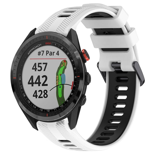 Sports Two-Color Silicone Watch Band, For Garmin Approach S62, For Garmin Fenix 6 Pro, For Garmin Fenix 5, For Garmin Fenix 5 Plus