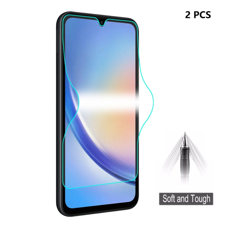 2pcs ENKAY Hat-Prince Full Glue Coverage Soft Explosion-proof Hydrogel Film, For Samsung Galaxy A07, For Samsung Galaxy A17, For Samsung Galaxy M56, For Samsung Galaxy F16 / M16, For Samsung Galaxy F06 / M06, For Samsung Galaxy A36 5G / A56 5G         ...
