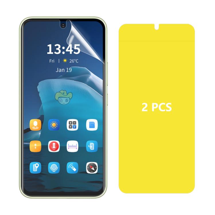 2pcs ENKAY Hat-Prince Full Glue Coverage Soft Explosion-proof Hydrogel Film, For Samsung Galaxy A07, For Samsung Galaxy A17, For Samsung Galaxy M56, For Samsung Galaxy F16 / M16, For Samsung Galaxy F06 / M06, For Samsung Galaxy A36 5G / A56 5G         ...