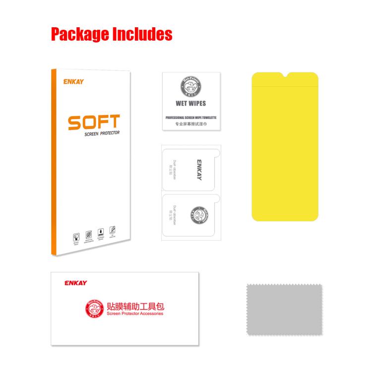 ENKAY Hat-Prince Full Glue Coverage Soft Explosion-proof Hydrogel Film, For Samsung Galaxy A07, For Samsung Galaxy A17, For Samsung Galaxy M56, For Samsung Galaxy F16 / M16, For Samsung Galaxy F06 / M06, For Samsung Galaxy A36 5G / A56 5G              ...