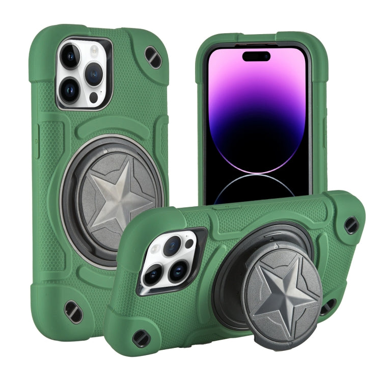 Shield PC Hybrid Silicone Phone Case, For iPhone 14, For iPhone 14 Pro Max, For iPhone 13 Pro Max, For iPhone 13
