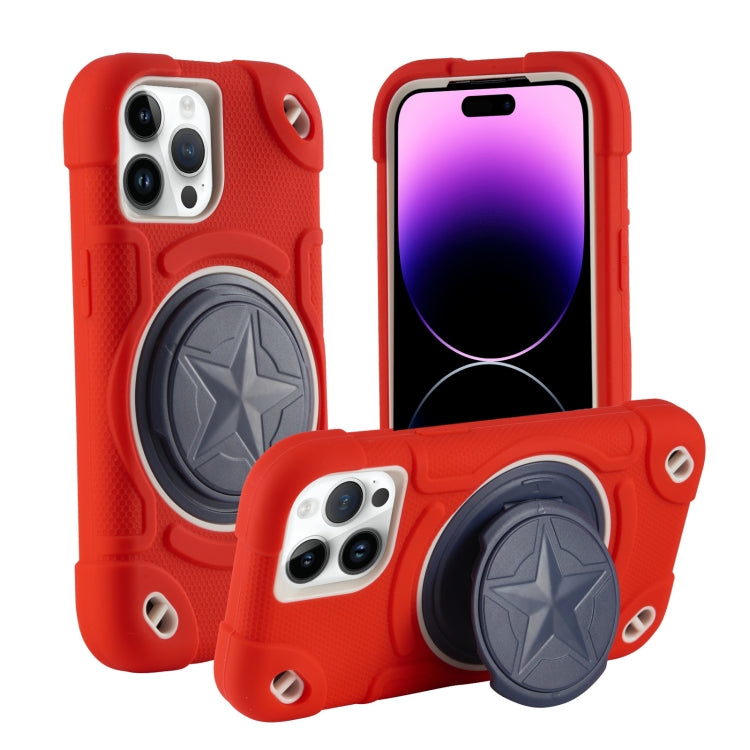 Shield PC Hybrid Silicone Phone Case, For iPhone 14, For iPhone 14 Pro Max, For iPhone 13 Pro Max, For iPhone 13