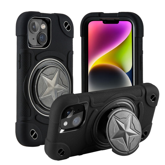 Shield PC Hybrid Silicone Phone Case, For iPhone 14, For iPhone 14 Pro Max, For iPhone 13 Pro Max, For iPhone 13