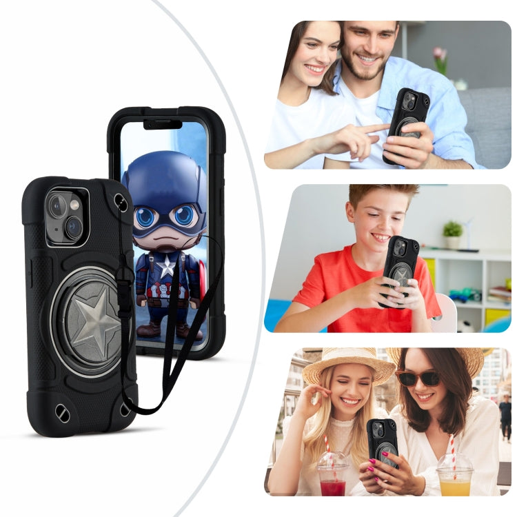 Shield PC Hybrid Silicone Phone Case, For iPhone 14, For iPhone 14 Pro Max, For iPhone 13 Pro Max, For iPhone 13
