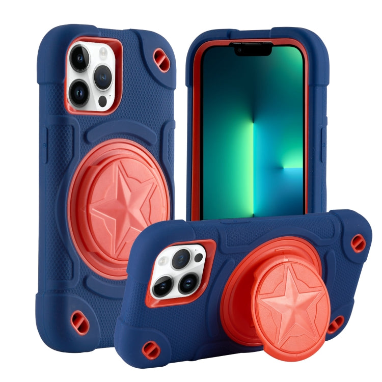 Shield PC Hybrid Silicone Phone Case, For iPhone 14, For iPhone 14 Pro Max, For iPhone 13 Pro Max, For iPhone 13