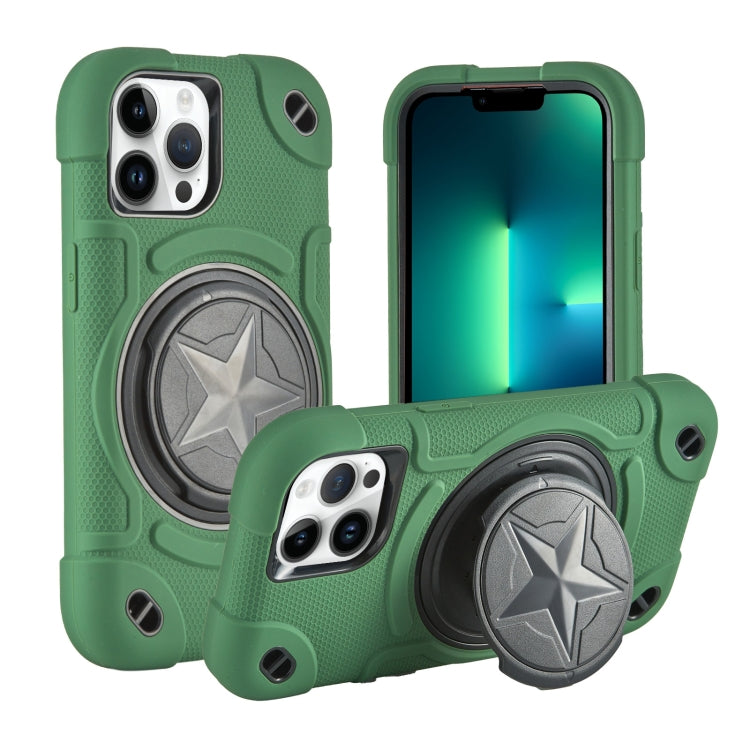 Shield PC Hybrid Silicone Phone Case, For iPhone 14, For iPhone 14 Pro Max, For iPhone 13 Pro Max, For iPhone 13