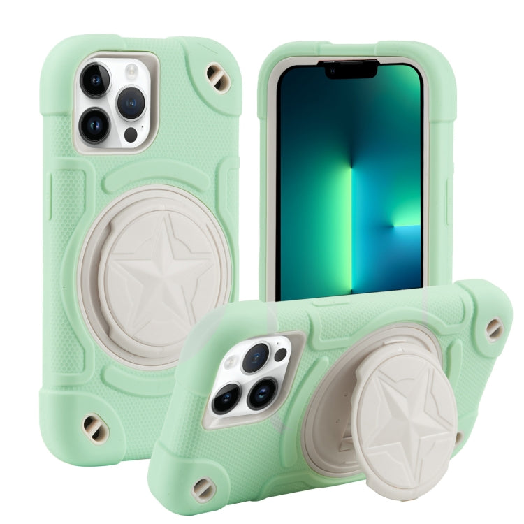Shield PC Hybrid Silicone Phone Case, For iPhone 14, For iPhone 14 Pro Max, For iPhone 13 Pro Max, For iPhone 13