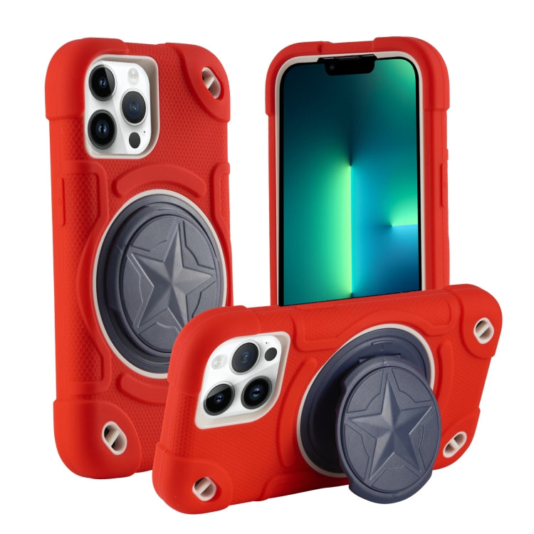 Shield PC Hybrid Silicone Phone Case, For iPhone 14, For iPhone 14 Pro Max, For iPhone 13 Pro Max, For iPhone 13