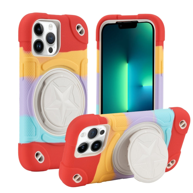 Shield PC Hybrid Silicone Phone Case, For iPhone 14, For iPhone 14 Pro Max, For iPhone 13 Pro Max, For iPhone 13