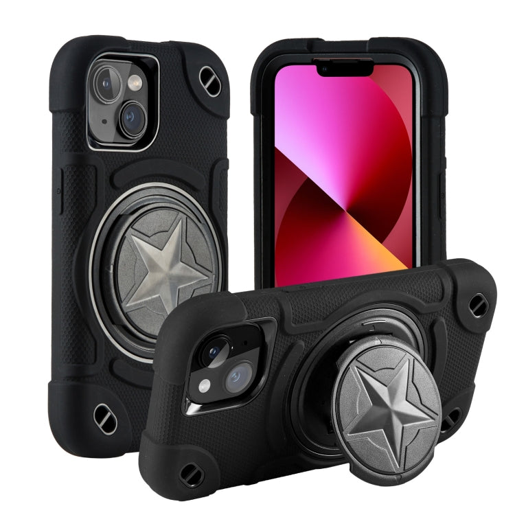 Shield PC Hybrid Silicone Phone Case, For iPhone 14, For iPhone 14 Pro Max, For iPhone 13 Pro Max, For iPhone 13