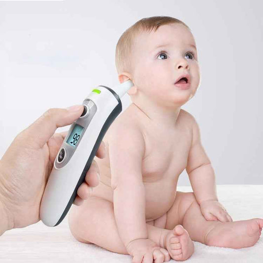 RZ8810 Thermometers Body Thermometer Ear LED Display Digital Electronic IR Thermometer Baby Fever Medical Infrared Bady Thermometer