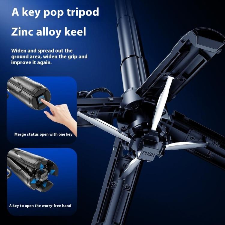 P15T Mini Portable Selfie Stick Photography Bluetooth Phone Stand Tripod, P15T