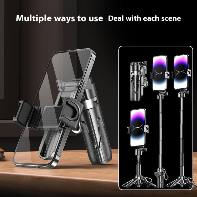 P15T Mini Portable Selfie Stick Photography Bluetooth Phone Stand Tripod, P15T