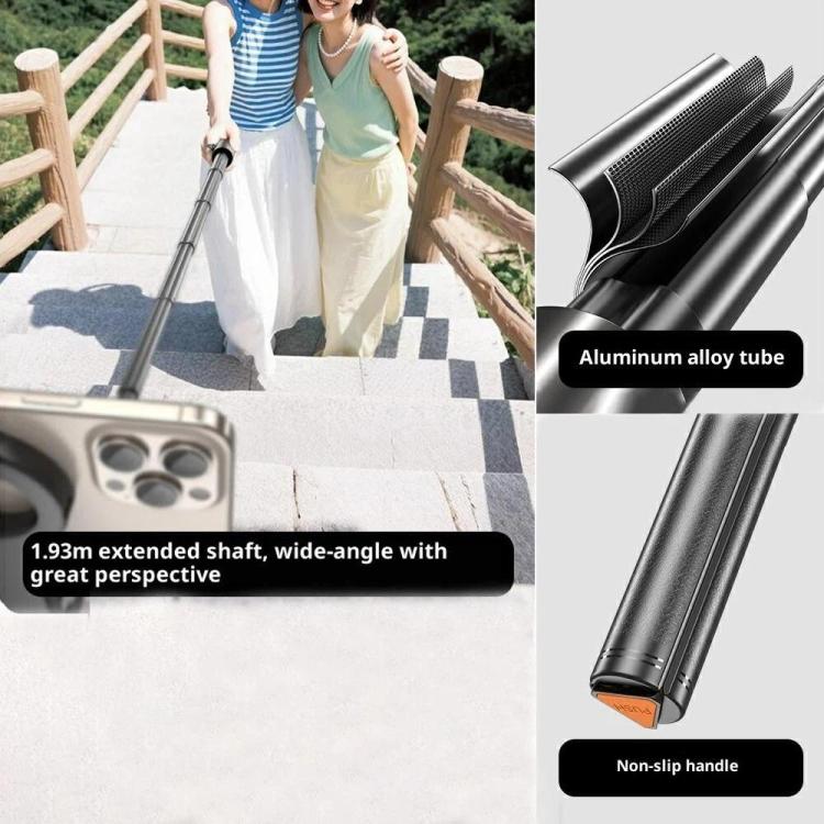 P27-MF Portable Extendable Magnetic Selfie Stick Tripod, P27-MF