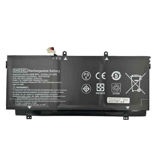 5020mAh Laptop Battery Replacement For HP Spectre x360 TPN-Q178, SH03XL