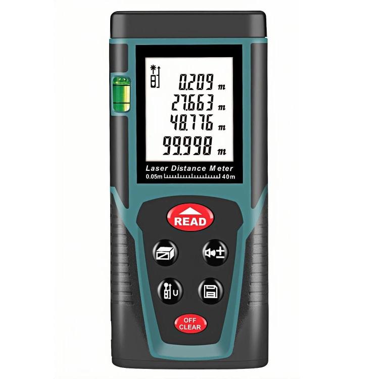 RZG40 40M Laser Distance Meter Handheld Portable Laser Measuring Tool, RZG40