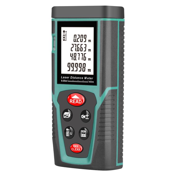 RZG40 40M Laser Distance Meter Handheld Portable Laser Measuring Tool, RZG40