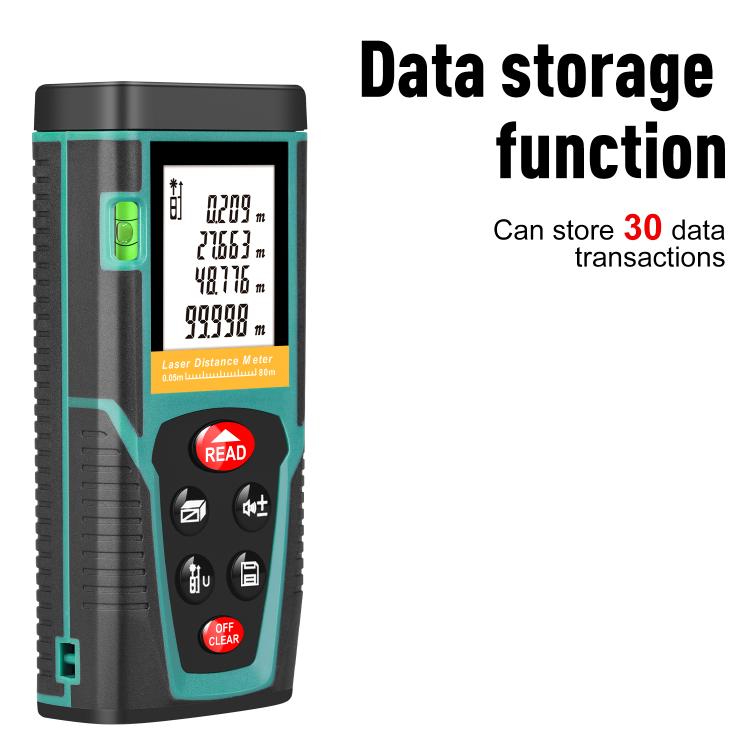 RZG80 80M Laser Distance Meter Handheld Portable Laser Measuring Tool, RZG80